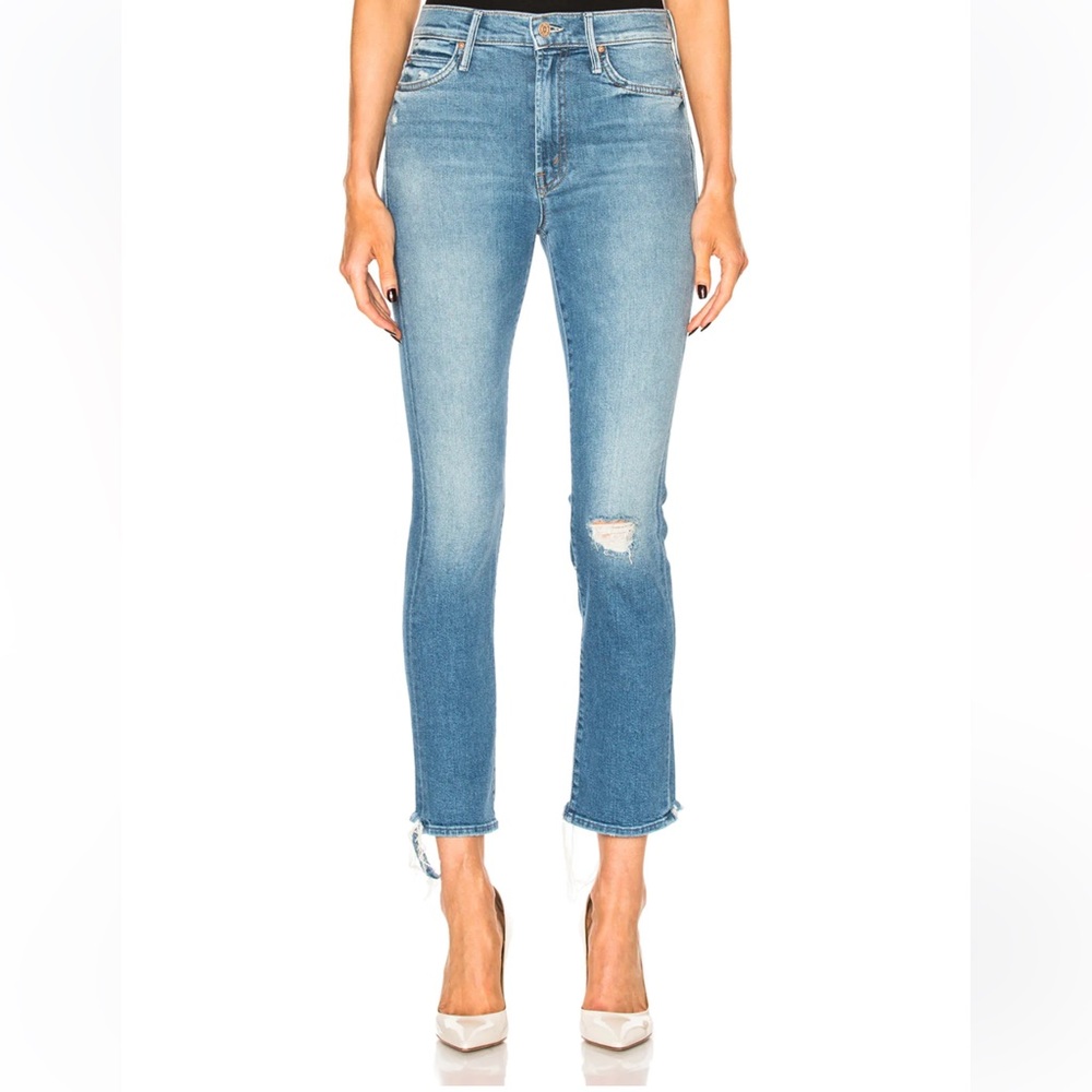 Mother High Waisted Rascal Ankle